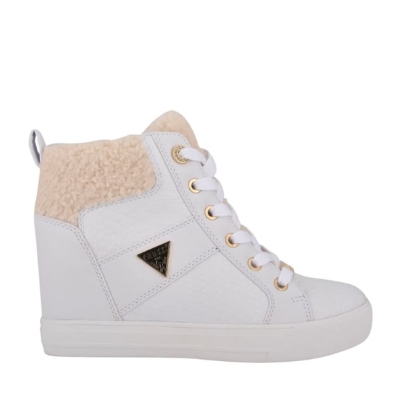 New GUESS Della Hidden Wedges Sneakers - Picture 2 of 3